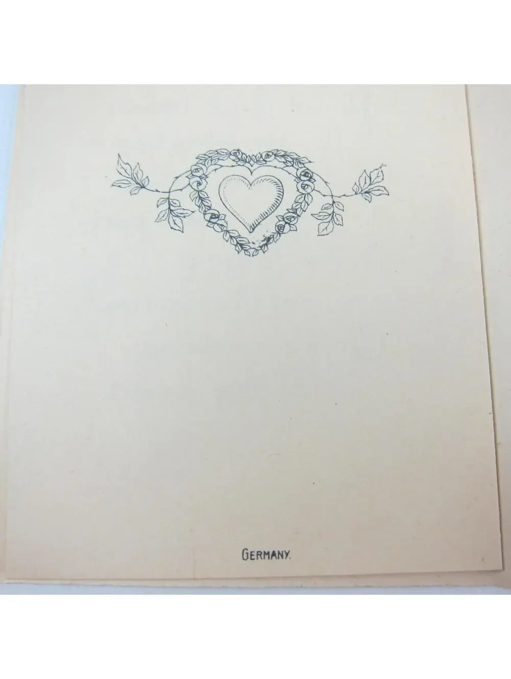 Vintage Valentine 1920s Girl Pink Heart Target Gold Arrows Pink Roses Red Heart